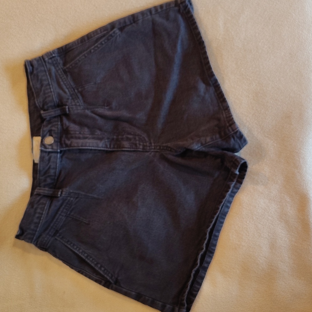 Universal Thread Distressed Black High Waist Shorts